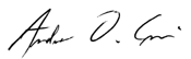 anthony signature